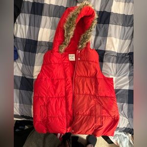 (Plus Size) Old Navy Quilted Red Vest size XL